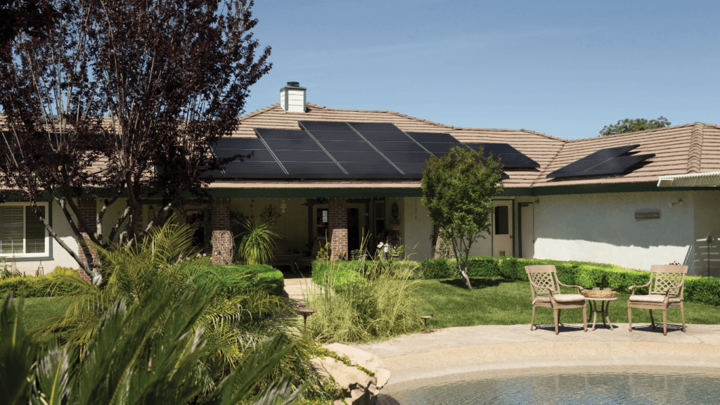 Solar panel in the Roof