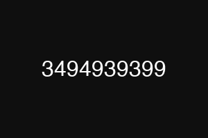 3494939399