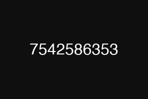 7542586353