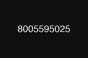 8005595025