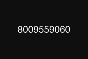 8009559060