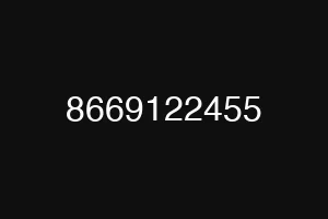 8669122455