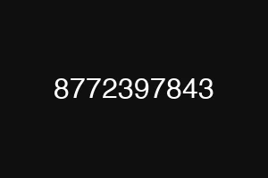 8772397843